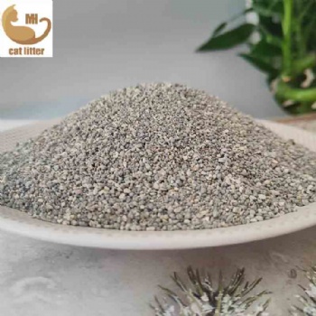 Sodium Grey Crushed Sodium fine cat litter（0.5mm-2mm）(0.5mm-2.5mm)