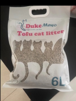 Activated carbon tofu cat litter