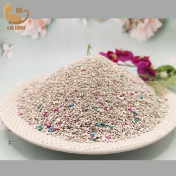 mineral  bentonite white MIX color grains(fine dust,low dust)